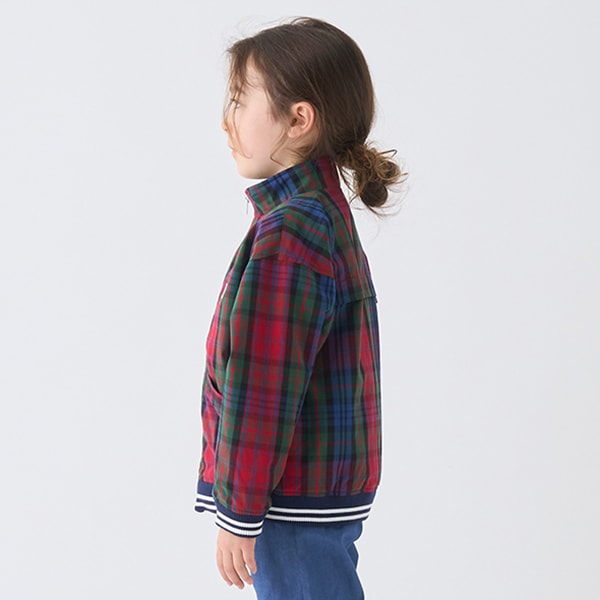 日本童裝 mini#ML 立領羅紋拉練外套 100-140cm 男童款/女童款 春夏季 OUTERWEAR