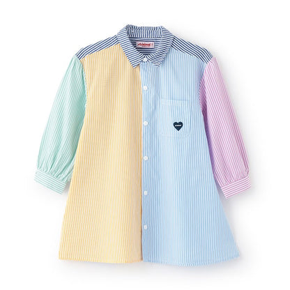 Japanese children's clothing mini#ML shirt dress 100-140cm girls spring and summer dresses 