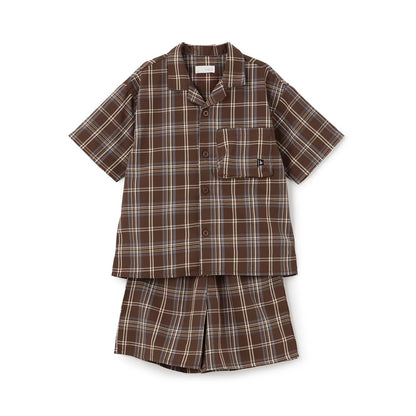 日本童裝 b・R# 襯衫短褲兩件套裝 100-140cm 男童款 夏季 TOPS PANTS