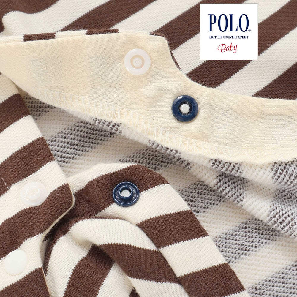 日本童裝  SLAP SLIP x POLO BCS 連衣 60-80cm 男童款 初生嬰兒 秋季 Jumpsuit