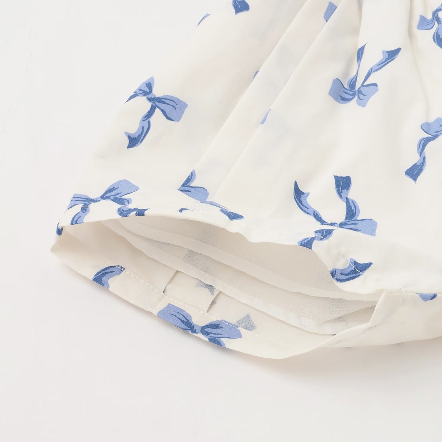 日本童裝 pe#main 蝴蝶結圖案兩件套裝 80-130cm 女童款 夏季 TOPS PANTS