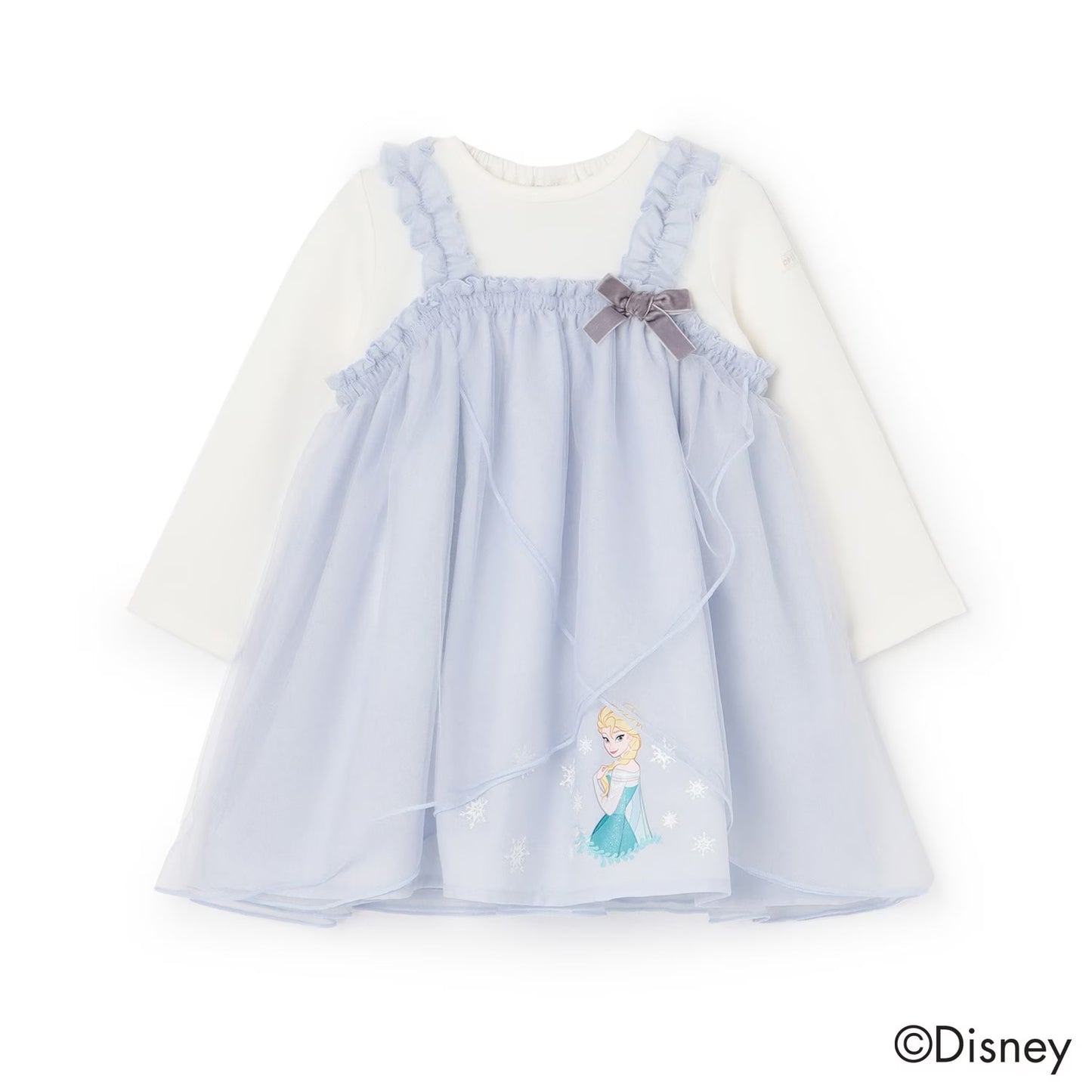 日本童裝 pe#main x Disney Frozen 三件套裝 90-130cm 女童款 冬季 DRESSES OUTERWEAR