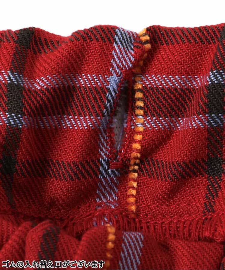 日本童裝 apres les cours 格仔長褲 80-130cm 男童款 冬季 Pants 聖誕紅/新年紅