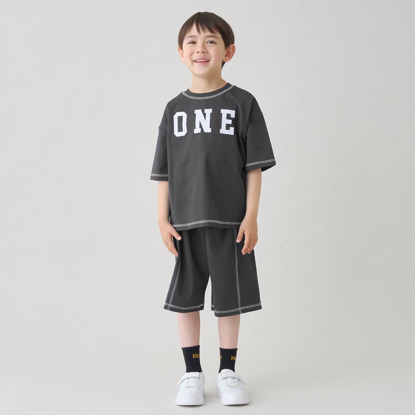 日本童裝 b・R# 防UV 隔熱布料 休閒短褲 100-140cm 男童款 夏季 PANTS