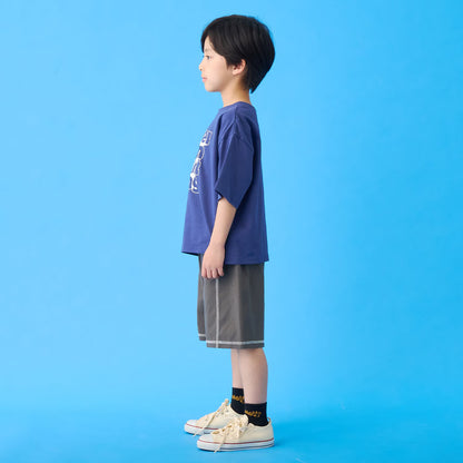 日本童裝 b・R# 防UV 隔熱布料 休閒短褲 100-140cm 男童款 夏季 PANTS