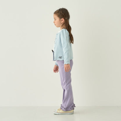 日本童裝 Ly# mine 心型紐扣羅紋外套 100-140cm 女童款 秋季 TOPS OUTERWEAR