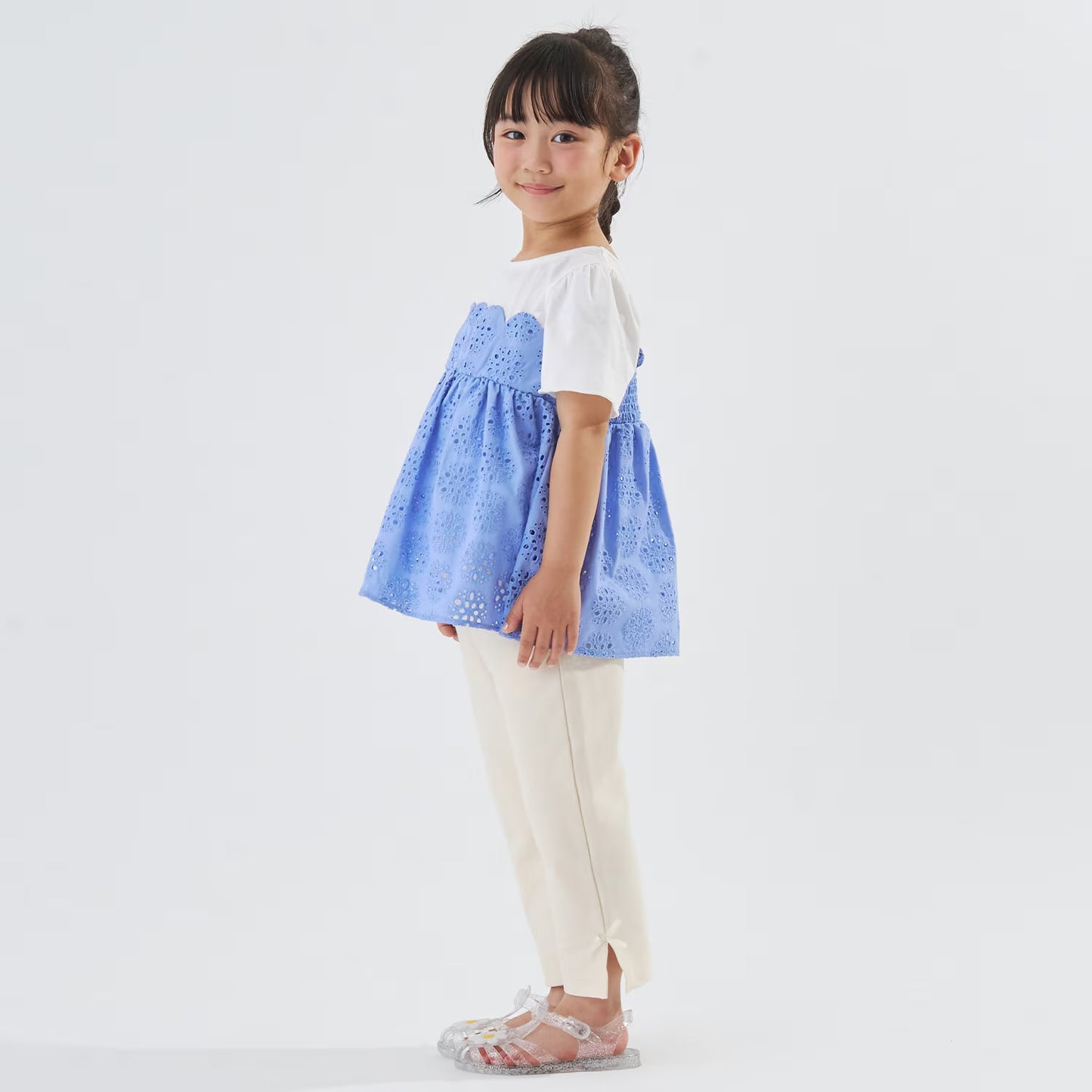 Japanese children's clothing Ly# mine tank top and shorts set 100-150cm girls summer TOPS PANTS 