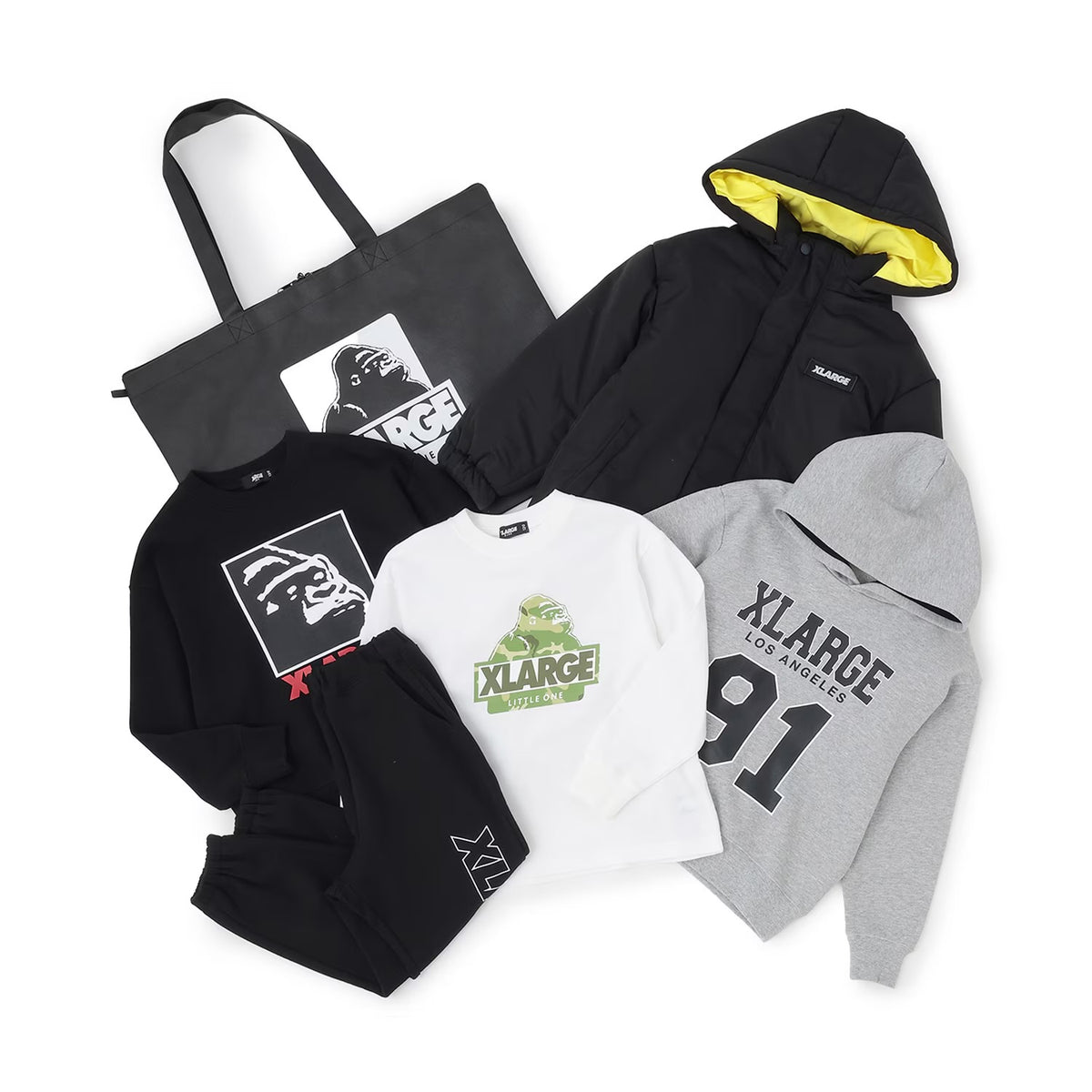 日本直送 XLARGE KIDS 福袋5點 90-140cm 男童款 2027年日本新春福袋 【日本預售：2026年1月1日】