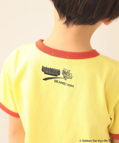 日本童裝 BE#AMS mini COLLABORATION 最強王者百科全書印花上衣 100-150cm 男童款 夏季 TOPS