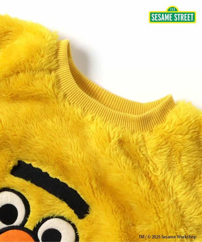 日本童裝 BREEZE x Sesame Street 毛毛上衣 80-140cm 男童款/女童款 冬季 TOPS