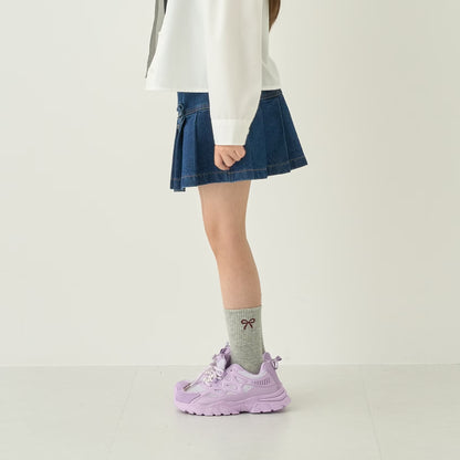 日本童裝 Ly# mine 牛仔百摺裙 100-140cm 女童款 秋季 SKIRTS