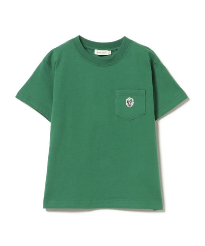 Japanese children's clothing BEAMS mini Bear pattern top 90-150cm boys' summer TOPS 