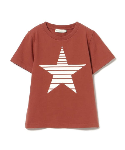 Japanese children's clothing BEAMS mini star pattern top 90-150cm boys' summer TOPS 
