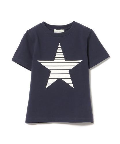 Japanese children's clothing BEAMS mini star pattern top 90-150cm boys' summer TOPS 