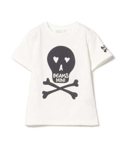 Japanese children's clothing BEAMS mini skull top 90-150cm boys' summer TOPS 