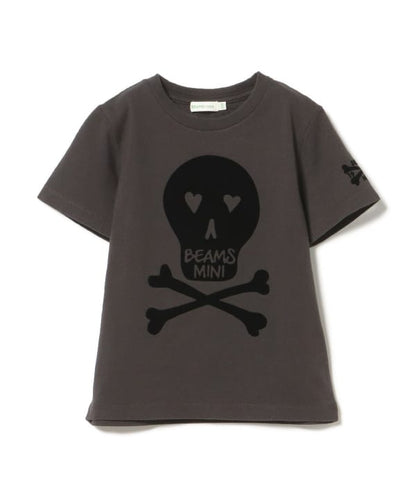 Japanese children's clothing BEAMS mini skull top 90-150cm boys' summer TOPS 
