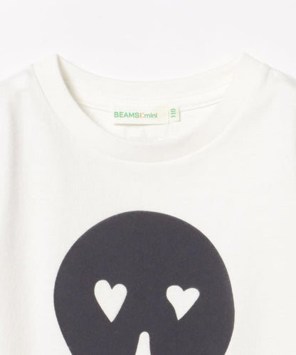 Japanese children's clothing BEAMS mini skull top 90-150cm boys' summer TOPS 
