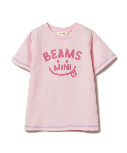 Japanese children's clothing BEAMS mini parent-child short-sleeved tops 90-130cm boys'/girls' summer TOPS 