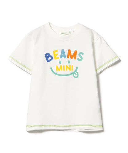 Japanese children's clothing BEAMS mini parent-child short-sleeved tops 90-130cm boys'/girls' summer TOPS 