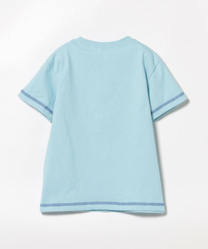 Japanese children's clothing BEAMS mini parent-child short-sleeved tops 90-130cm boys'/girls' summer TOPS 