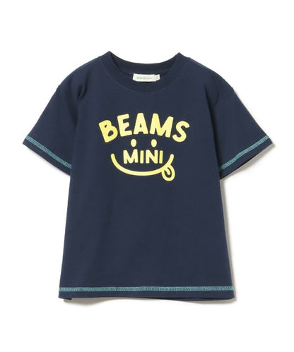 Japanese children's clothing BEAMS mini parent-child short-sleeved tops 90-130cm boys'/girls' summer TOPS 