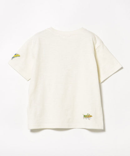 Japanese children's clothing BEAMS mini insect pattern top 90-130cm boys' summer TOPS 