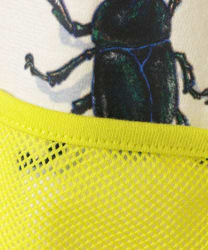 Japanese children's clothing BEAMS mini insect pattern top 90-130cm boys' summer TOPS 