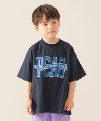 Japanese children's clothing BEAMS mini printed top 90-150cm boys' summer TOPS 