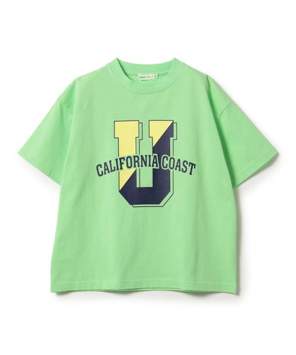 Japanese children's clothing BEAMS mini printed top 90-150cm boys' summer TOPS 