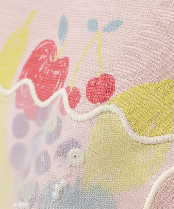 Japanese children's clothing BEAMS mini cute tops 90-150cm girls summer TOPS 