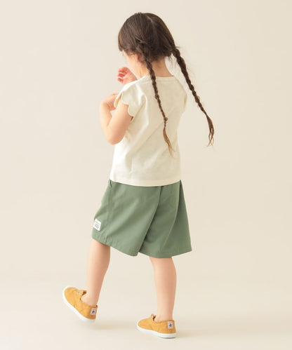 Japanese children's clothing BEAMS mini cute tops 90-150cm girls summer TOPS 