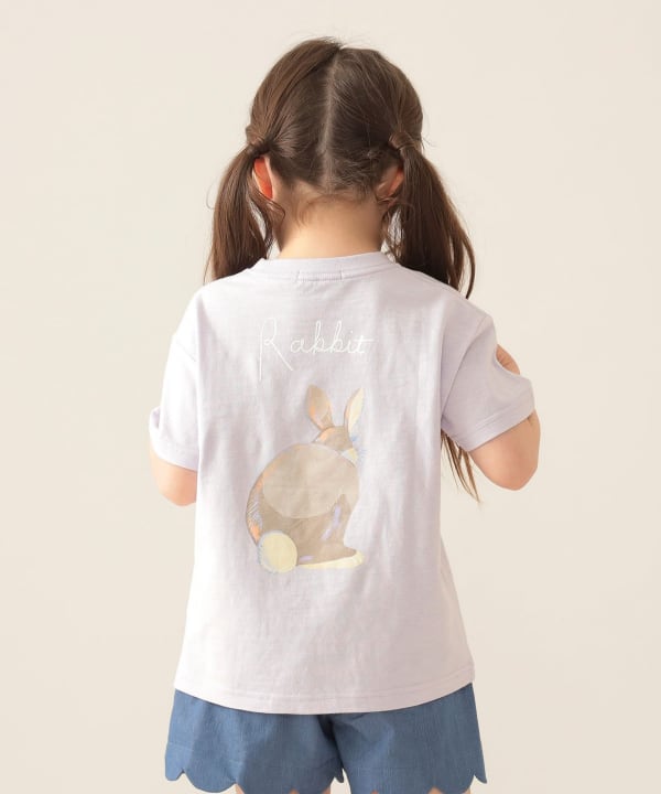 Japanese children's clothing BEAMS mini animal pattern tops 90-150cm boys/girls summer TOPS 