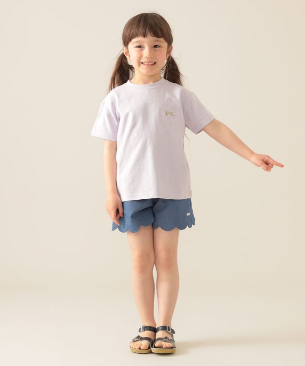 Japanese children's clothing BEAMS mini animal pattern tops 90-150cm boys/girls summer TOPS 