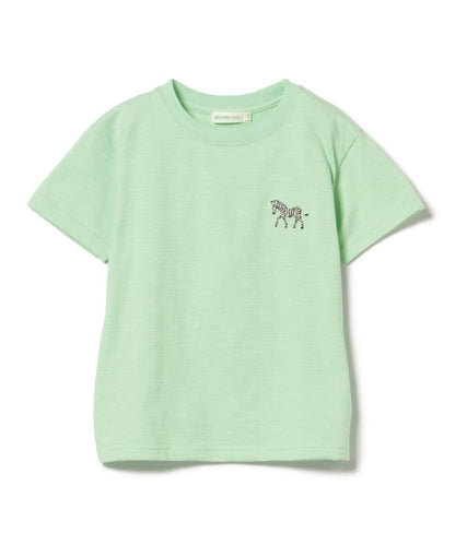 Japanese children's clothing BEAMS mini animal pattern tops 90-150cm boys/girls summer TOPS 