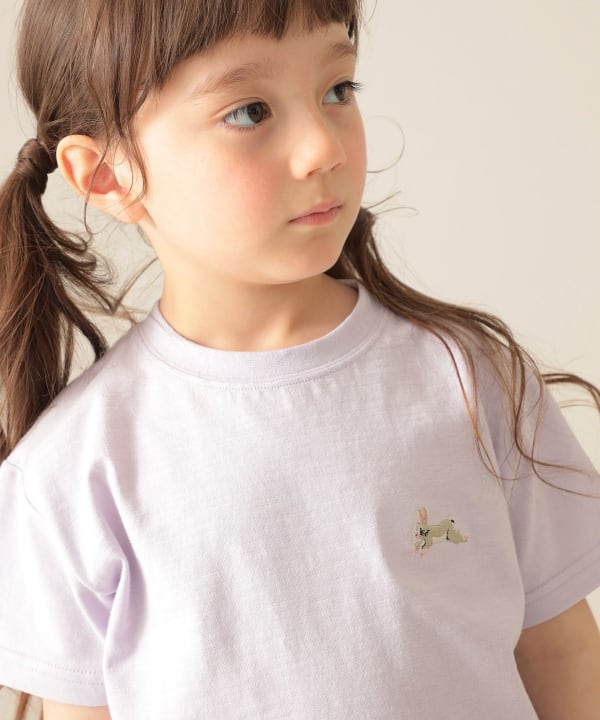 Japanese children's clothing BEAMS mini animal pattern tops 90-150cm boys/girls summer TOPS 