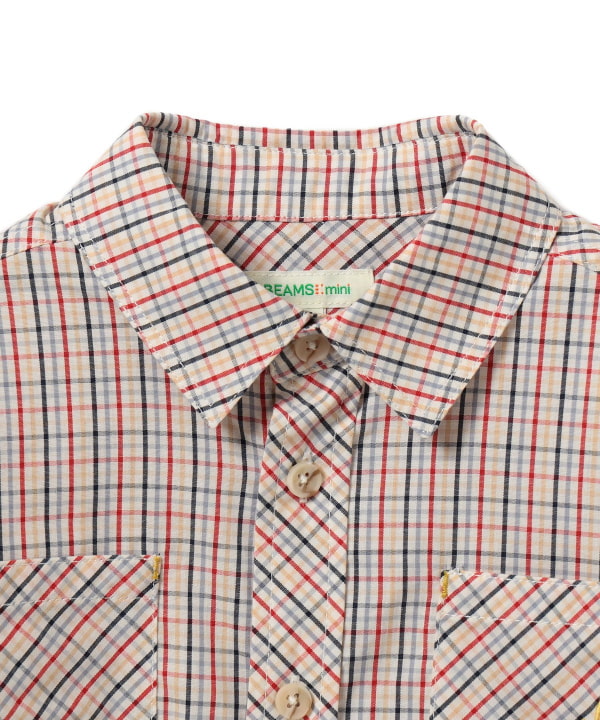 Japanese children's clothing BEAMS mini shirt 90-150cm boys' summer TOPS interview/banquet/performance 