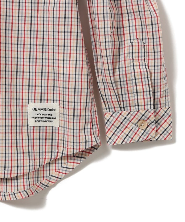 Japanese children's clothing BEAMS mini shirt 90-150cm boys' summer TOPS interview/banquet/performance 