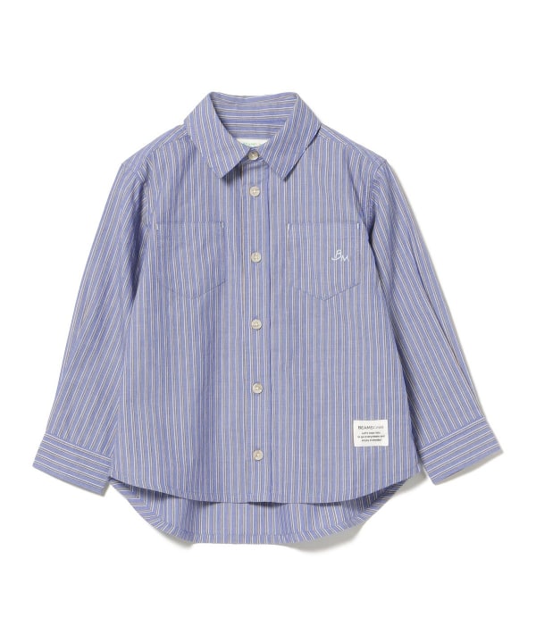 Japanese children's clothing BEAMS mini shirt 90-150cm boys' summer TOPS interview/banquet/performance 