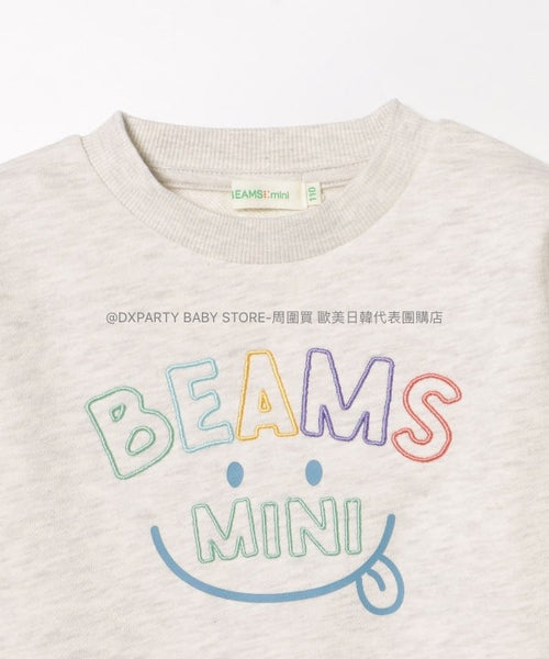 日本童裝 BEAMS mini 刺繡口袋衛衣 90-130cm 男童款/女童款 秋季 TOPS