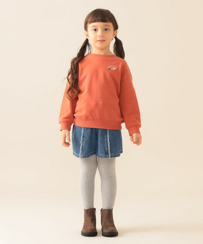 日本童裝 BEAMS mini 【COLLABORATION】那須どうぶつ王国 動物屁屁印花衛衣 90-150cm 男童款/女童款 秋冬季 TOPS