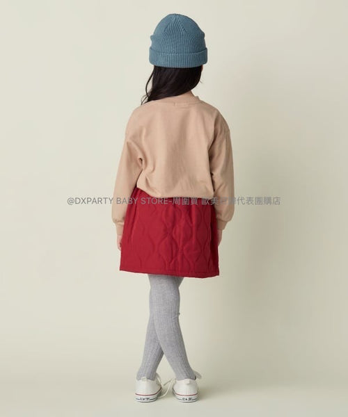 日本童裝 BEAMS mini 絎縫短裙 90-150cm 女童款 秋季 SKIRTS 【日本預售：2024年10月下旬】