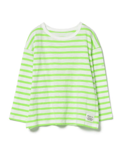 Japanese children's clothing BEAMS mini striped top 90-150cm boys/girls summer TOPS 