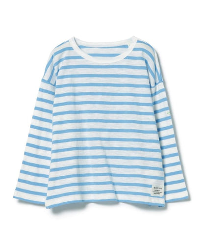 Japanese children's clothing BEAMS mini striped top 90-150cm boys/girls summer TOPS 