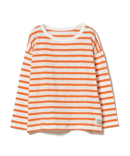 Japanese children's clothing BEAMS mini striped top 90-150cm boys/girls summer TOPS 