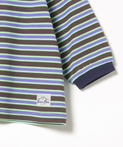 Japanese children's clothing BEAMS mini striped top 90-150cm boys' summer TOPS 