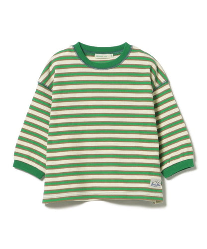 Japanese children's clothing BEAMS mini striped top 90-150cm boys' summer TOPS 
