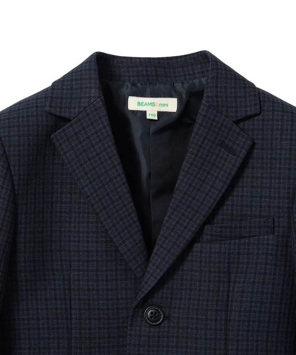 Japanese children's clothing BEAMS mini suit three-piece suit with tie 110-130cm boys' summer outerwear tops pants interviews/banquets/performances 