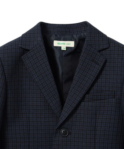 Japanese children's clothing BEAMS mini suit three-piece suit with tie 110-130cm boys' summer outerwear tops pants interviews/banquets/performances 