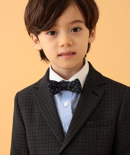 Japanese children's clothing BEAMS mini suit three-piece suit with tie 110-130cm boys' summer outerwear tops pants interviews/banquets/performances 
