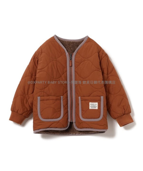 日本童裝 BEAMS mini 2Way 雙面兩著 毛毛外套 90-150cm 男童款/女童款 秋季 OUTERWEAR (適合初秋、香港平均溫度、寒冷天氣）